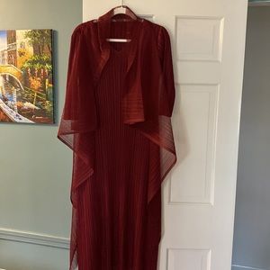 TB PARIS Amazing (very packable) Dress with Topper (flowing jacket)